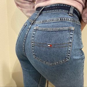 Vintage 90s Tommy Hilfiger Capri Flare Jeans